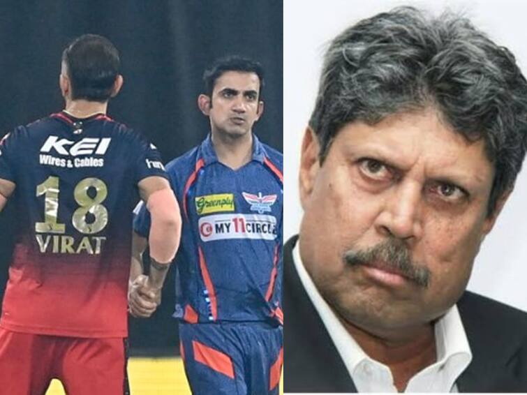 Kapil Dev Opens Up On IPL 2023 Fight Between Former RCB Captain Virat Kohli Lucknow Mentor Gautam Gambhir Kohli Gambhir Clash: క్రికెటర్లుగానే కాదు - మంచి పౌరులుగానూ ఎదగాలి :  కోహ్లీ వర్సెస్ గంభీర్ గొడవపై కపిల్ దేవ్