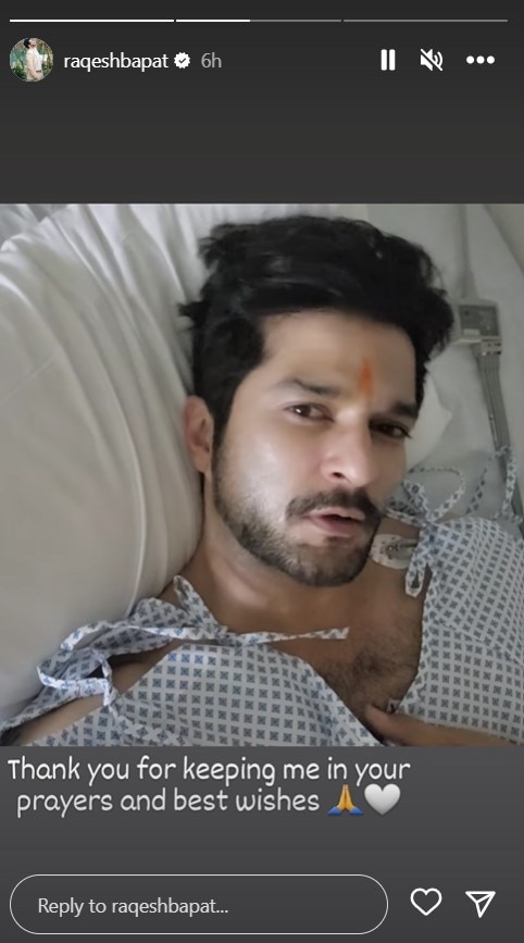 हाथ में ड्रिप लगी फोटो शेयर करने के बाद बिग बॉस OTT फेम Raqesh Bapat ने दिया हेल्थ अपडेट, बोले- 'मैं आईसीयू में हूं