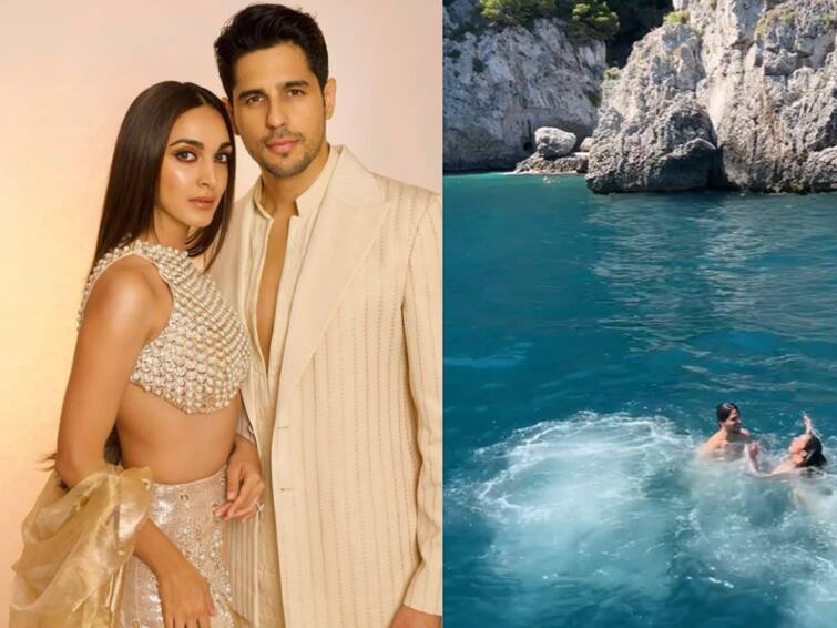 Kiara Advani And Sidharth Malhotra Take A Dip In Sea On Her Birthday Vacation Watch Video abp-live-english-news Kiara Advani And Sidharth Malhotra Take A Dip In Sea On Her Birthday Vacation, Watch Video