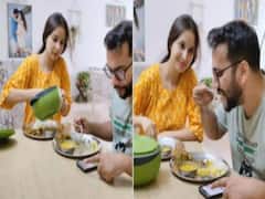 Viral Video Shows Wife Sacrificing Food For Her Husband, Netizens Not Impressed