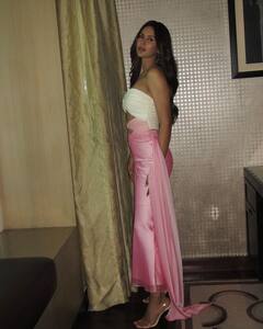 Sonam Bajwa Turns 'Barbie' In A White And Pink Strapless Dress - SEE PICS
