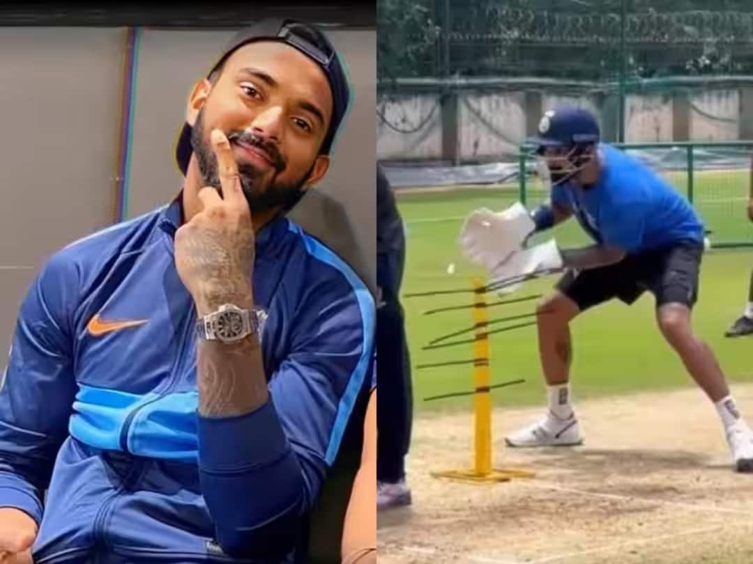 kl rahul started wicket keeping batting practice in nets nca bangalore team india - Watch Video Watch Video: ’அண்ணன் வரார் வழிவிடு’.. மீண்டும் பயிற்சியில் பட்டையகிளப்ப தொடங்கிய கே.எல்.ராகுல்.. வைரலாகும் வீடியோ!