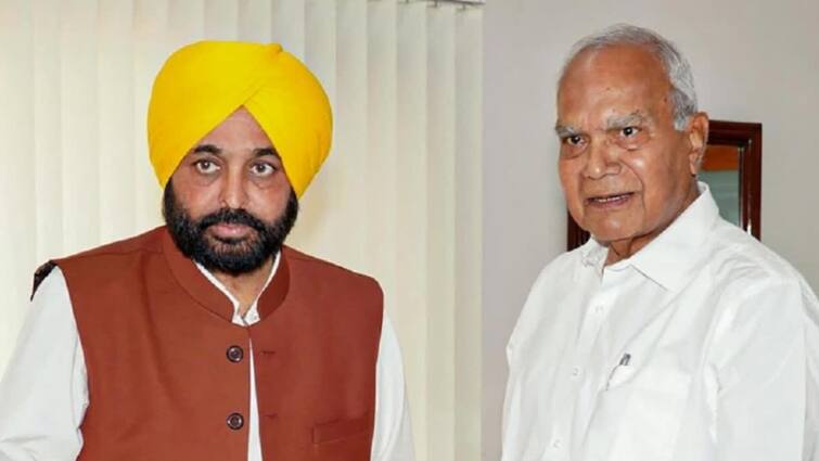 Governor raised questions on CM Bhagwant Mann's patriotism Governor Vs CM - ਰਾਜਪਾਲ ਨੇ CM ਭਗਵੰਤ ਮਾਨ ਦੀ ਦੇਸ਼ ਭਗਤੀ 'ਤੇ ਚੁੱਕੇ ਸਵਾਲ, ਆਟਾ ਦਾਲ ਸਕੀਮ ਵੀ ਆ ਸਕਦੀ ਖਤਰੇ 'ਚ