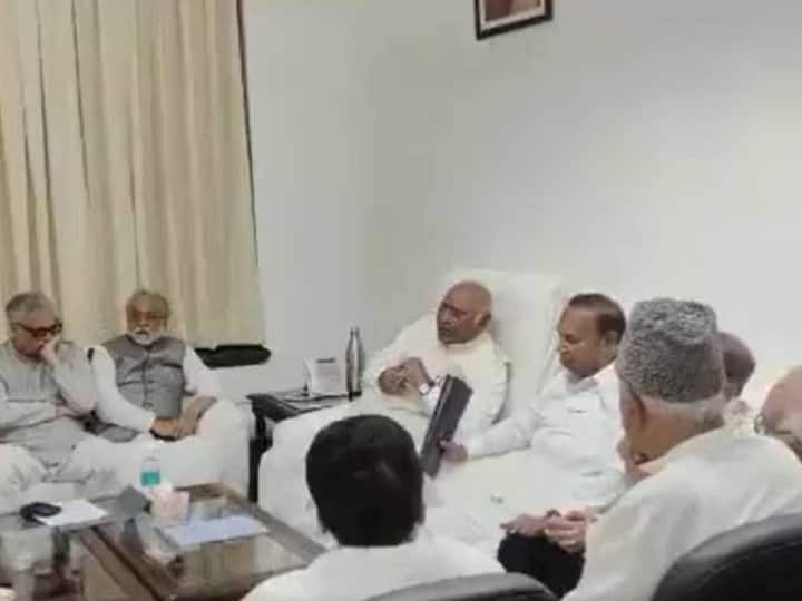 Kharge said President Murmu assured the MPs that she would look into the demands of the Opposition. The Opposition leaders said they briefed the President on the atrocities against women, delay in rehabilitation, and other safety conditions in Manipur. (Source: Twitter@INCIndia)