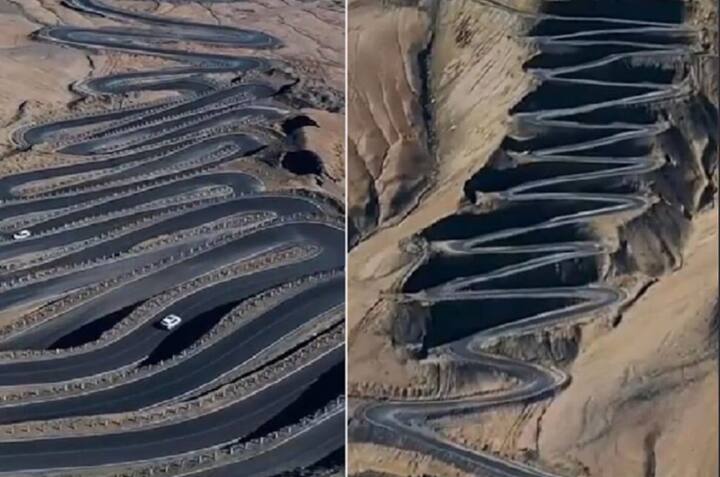 ਮੀਡੀਆ ਰਿਪੋਰਟਾਂ ਮੁਤਾਬਕ ਇਹ ਸੜਕ ਅਜਿਹੀ ਲਹਿਰਾਉਂਦੀ ਹੋਈ ਸੜਕ ਹੈ। ਇਸ ਬਾਰੇ ਕਿਹਾ ਜਾਂਦਾ ਹੈ ਕਿ ਇੱਥੇ ਕਾਰ ਚਲਾਉਣਾ ਵੀ ਆਸਾਨ ਨਹੀਂ ਹੈ। ਇੰਨਾ ਹੀ ਨਹੀਂ ਇਸ ਸੜਕ ਦੀਆਂ ਡਰੋਨ ਤਸਵੀਰਾਂ ਨੂੰ ਵੇਖ ਕੇ ਲੱਗਦਾ ਹੈ ਕਿ ਇਹ ਸੜਕ ਪਹਾੜਾਂ ਦੇ ਵਿਚਕਾਰ ਮੌਜੂਦ ਹੈ।