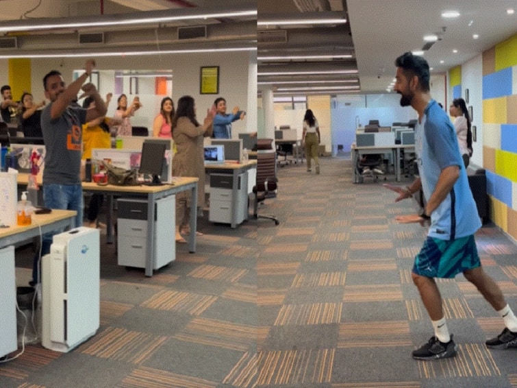 Video Of Employees Doing Bhangra In Office Is Viral, Netizens Say 'Where Can I Find Such An Office'