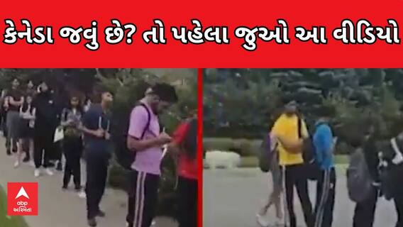 કેનેડા જવાનું વિચારતા હોવ તો પહેલા એક નજર કરજો આ દ્રશ્યો પર, નોકરી માટે લાગે છે લાંબી કતાર; Watch Video