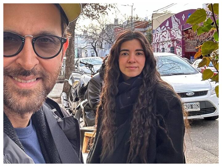 Hrithik Roshan Shares A Picture With ‘Winter Girl’ Saba Azad From Buenos Aires Vacation ABP Live English News Hrithik Roshan Shares A Picture With ‘Winter Girl’ Saba Azad From Buenos Aires