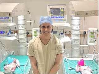 Gautam Rode ने अस्पताल के नर्सिंग वार्ड से अपने जुड़वा बच्चों संग पहली तस्वीर की शेयर,  लिखा- 'मेरे दो अनमोल दिल'