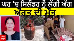 Gas Cylinder Blast | Firozpur ਦੀ ਭਗਤ ਸਿੰਘ ਕਲੋਨੀ 'ਚ ਹਾਦਸਾ, ਘਰੇਲੂ ਸਿਲੰਡਰ ਨੂੰ ਅੱਗ ਲੱਗਣ ਕਾਰਨ ਔਰਤ ਦੀ ਮੌਤ