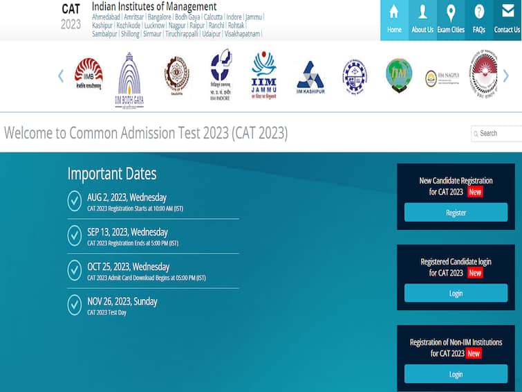 CAT 2023 Registration Begins Today On iimcat.ac.in, Here's How To Apply ABP Live English News CAT 2023 Registration Begins On iimcat.ac.in, Here's How To Apply