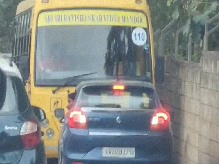 Haryana Car Getting Into Wrong Lane In Bengaluru Forced To Reverse, Watch Viral Video Haryana Car Getting Into Wrong Lane In Bengaluru Forced To Reverse, Watch Viral Video