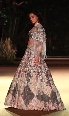Shraddha Kapoor Turns Showstopper For Rahul Mishra In A Stunning Lehenga - See Pics