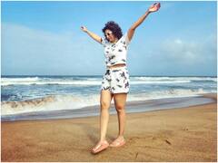 బీచ్ ఒడ్డున చిల్ అవుతోన్న హంసా నందిని