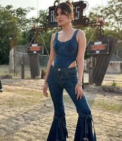 ਫਿਟਨੈੱਸ ਕੁਈਨ ਰੀਆ ਚੱਕਰਵਰਤੀ ਨੇ ਡੈਨਿਮ ਆਊਟਫਿਟ 'ਚ ਸ਼ੇਅਰ ਕੀਤੀਆਂ ਗਲੈਮਰਸ ਤਸਵੀਰਾਂ, ਫ਼ੈਨਜ ਬੋਲੇ - 'ਹੌਟਨੈੱਸ ਓਵਰਲੋਡਡ'