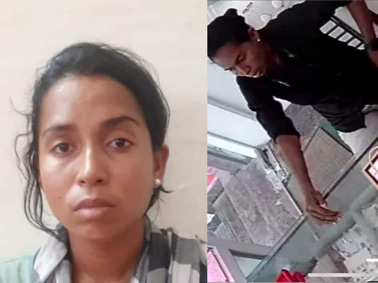 Kanchipuram news young woman stole from a jewelery shop in Kancheepuram to pay off a loan due to by lenders TNN கடன் தொல்லையால் நகை கடையில் கைவரிசை; காஞ்சியில் இளம் பெண் கைது