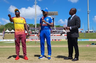 IND vs WI 1st T20 : तिलक वर्मा, मुकेश कुमारचं पदार्पण, विडिंजची प्रथम फलंदाजी, पाहा दोन्ही संघाची प्लेईंग 11