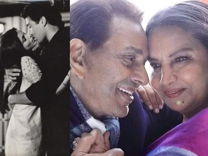 Dharmendra इन दिनों ‘रॉकी और रानी की प्रेम कहानी’ में शबाना आजमी के साथ दिए किसिंग सीन को लेकर चर्चा में हैं. लेकिन सालों पहले उन्होंने बेटे की रुमर्ड गर्लफ्रेंड को किस कर भी बवाल मचाया था.