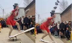 Viral Video: ਕੁੜੀ ਨੇ ਦਿਖਾਇਆ ਕਮਾਲ ਦਾ ਕਰਤੱਬ, ਬੋਰਡ 'ਤੇ ਬਣਾਇਆ ਸੰਤੁਲਨ, ਫਿਰ ਕੀਤਾ ਹੈਰਾਨੀਜਨਕ ਕੰਮ!