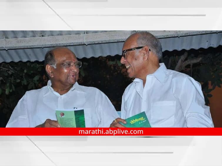 Sharad Pawar tweet N D Mahanor Passes Away Tributes from Sharad Pawar N D Mahanor: 'अखेर हा वृक्ष उन्मळून पडला...'; शरद पवारांकडून ना. धों. महानोर यांना श्रद्धांजली