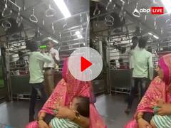 गोद में बच्चा लिए यात्री को पुलिसवाले ने दिया धक्का तो शख्स ने ऐसे दिया जवाब, घसीट-घसीटकर पीटा- Vodeo