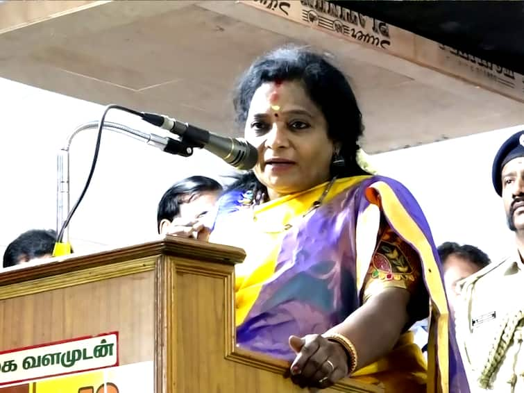 No one can destroy the Tamil language villupuram kamban function speech Governor Tamilisai “புதிய மொழி கற்றால் தமிழ் அழியுமா? தமிழ் மொழியை யாராலும் அழிக்க முடியாது”  - தமிழிசை சௌந்தரராஜன்