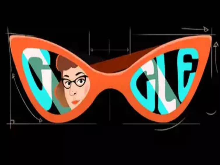 Cat Eye Glasses Google Doodle Today Celebrates 116th Birthday Altina Schinasi Cat-Eye Frame Designer Cat Eye Glasses: பூனை கண் கண்ணாடியை வடிவமைத்த  அல்டினா ஷினாசி... யார் இந்த ஆளுமை?  சிறப்பு டூடுல் வெளியிட்ட கூகுள்...!