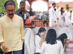 Nitin Desai की अंतिम यात्रा में नम आंखों के साथ पहुंचे Aamir Khan, परिवार का रो-रोकर हुआ बुरा हाल, देखिए तस्वीरें