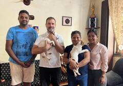 गोवा से अकेले नहीं लौटे राहुल गांधी, गोद में था एक क्यूट सा गिफ्ट, देखें तस्वीरें