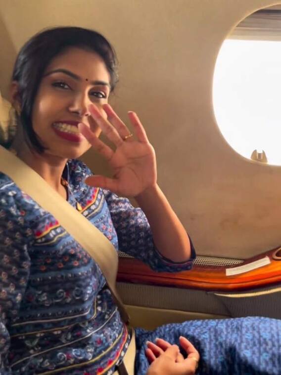 ‘జబర్దస్త్’ బ్యూటీ స్పెషల్ ఫ్లైట్ జర్నీ- అదృష్టం అంటే నీదేనమ్మా!