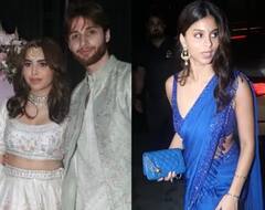 Aaliyah Kashyap ની સગાઇમાં સાડી પહેરી પહોંચી શાહરૂખ ખાનની દીકરી, ફ્લોન્ટ કર્યું ફિગર