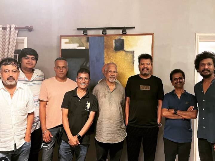 leading tamil cinema directors met maniratnam in his home Maniratnam:திடீரென மணிரத்னம் வீட்டுக்கு வந்த ‘கொரோனா பேட்ச்’  இயக்குநர்கள்.. ஷங்கர் வெளியிட்ட நெகிழ்ச்சி பதிவு