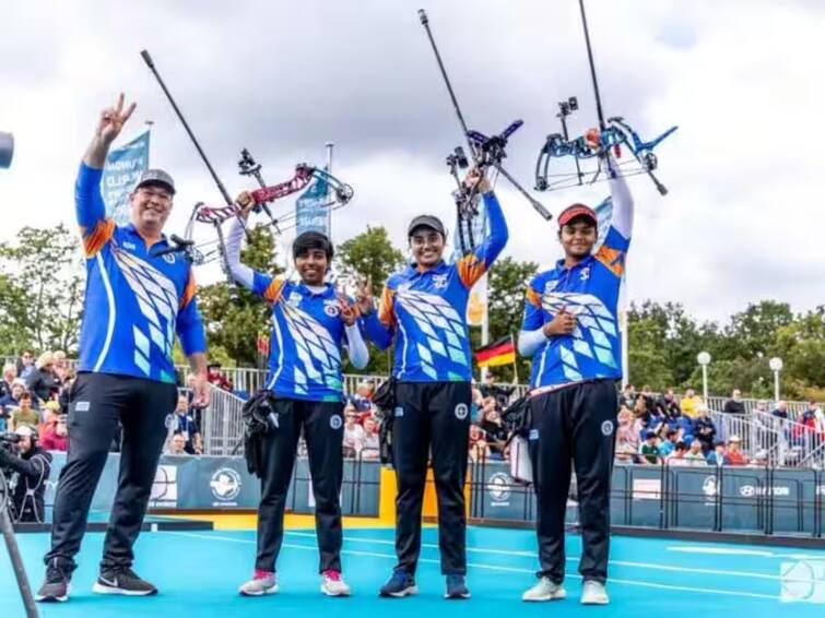 world archery championship 2023 indian women team wins gold first time in tournament in 42 years history World Archery Championship 2023: 42 ஆண்டுகால காத்திருப்பு.. தங்கம் வென்ற இந்திய அணியின் மங்கைகள்.. மெக்சிகோவை வீழ்த்தி புதிய வரலாறு படைப்பு!