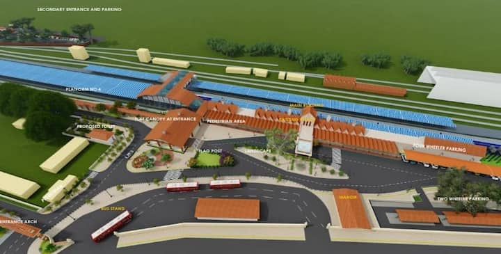 अमृत ​​भारत स्टेशन योजनेंतर्गत कोल्हापूर रेल्वे स्थानकाच्या विकासासाठी 43 कोटी रुपये मंजूर झाले आहेत.