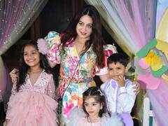 Jay Bhanushali, Mahhi Vij Celebrate Daughter Tara's Birthday Party, See Pics