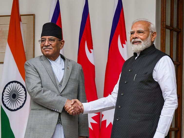 PM Modi Nepal PM Prachanda Review Bilateral Cooperation; India Signs MoUs for Development Projects in Nepal PM Modi Dials Nepal Counterpart Prachanda To Review Bilateral Cooperation After His Recent Visit