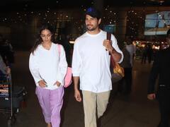 ఎయిర్‌పోర్ట్‌లో కనిపించిన బాలీవుడ్ క్యూట్ కపుల్ సిద్థార్థ్, కియారా