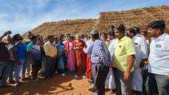 IN PICS: Nirmala Sitharaman Lays Foundation Stone For Archeological Museum In TN's Adichanallur