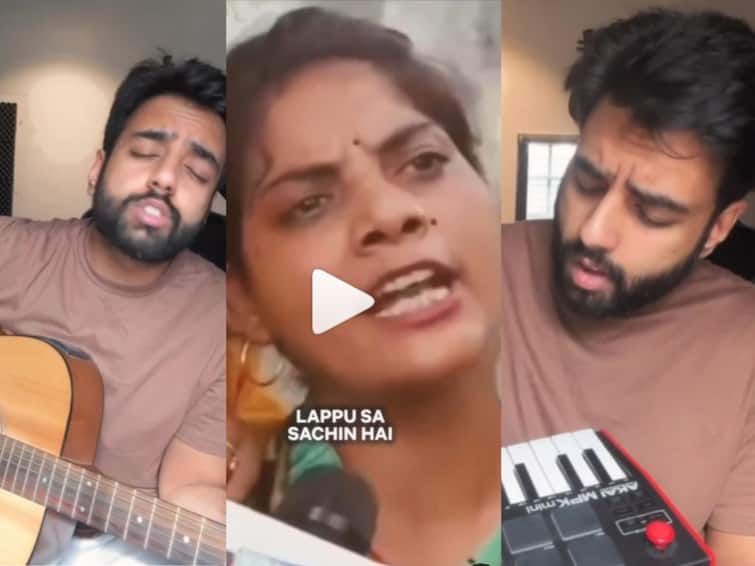 seema haidar and sachin love story yashraj mukhate new tarck lappu sa sachin hei video viral on social media Yashraj Mukhate New Song:  'लप्पू सा सचिन, झिंगूर सा लडका..';  यशराज मुखाटेचं नवं गाणं, व्हिडीओ व्हायरल