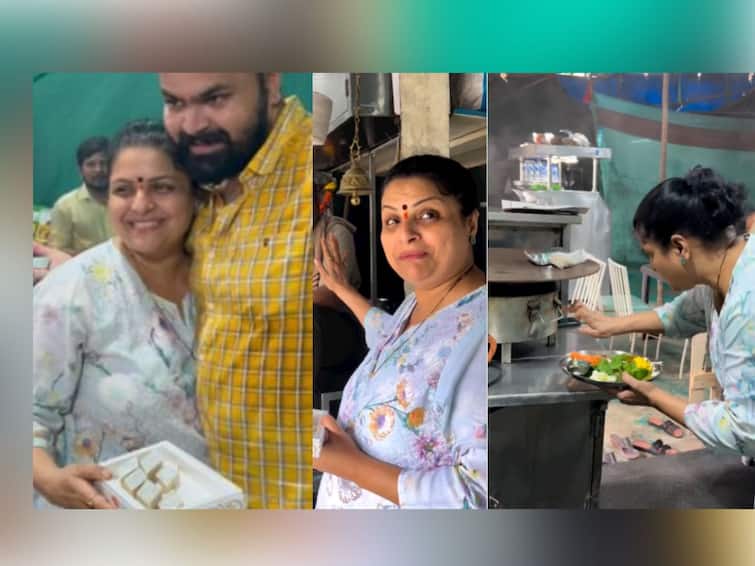 actress Supriya Pathare son started the restaurant photo and video viral on social media Supriya Pathare: फूड ट्रकनंतर आता सुप्रिया पाठारेच्या लेकानं सुरु केलं रेस्टॉरंट; ओपनिंगला कलाकारांनी लावली हजेरी