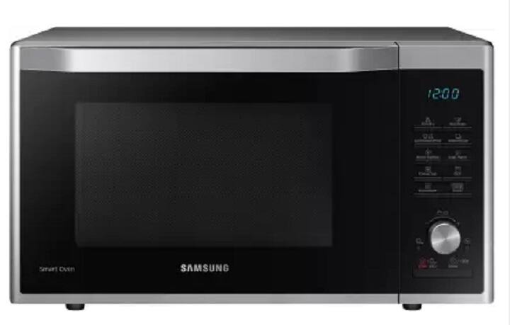 SAMSUNG 32 L Convection & Grill Microwave Oven: सैमसंग में भी आप 32 लीटर क्षमता वाले माइक्रोवेव ओवन आकर्षक दाम पर खरीद सकते हैं. फ्लिपकार्ट पर इसके MC32A7035CT मॉडल की कीमत 16990 रुपये है. इसमें स्लिम फ्राई, ऑटो कुक सहित कई शानदार फीचर्स हैं. इसका ऑपरेशन भी काफी आसान है.