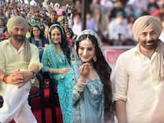 Sunny Deol And Ameesha Patel:  सनी देओल आणि अमिषा पटेल यांनी अटारी बोर्डरला दिली भेट; जवानांसोबत काढले फोटो