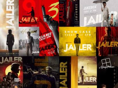 superstar rajinikanth jailer movie all posters Jailer Posters: ஒவ்வொன்றும் ஒரு கதை சொல்லும்....இணையத்தை ஆக்கிரமிக்கும் ஜெயிலர் பட போஸ்டர்கள்!