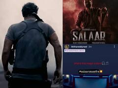 Salaar First single : அப்டேட் கொடுத்த இயக்குநரின் மனைவி..இன்று வெளியாகுமா சலார் படத்தின் முதல் சிங்கிள்?