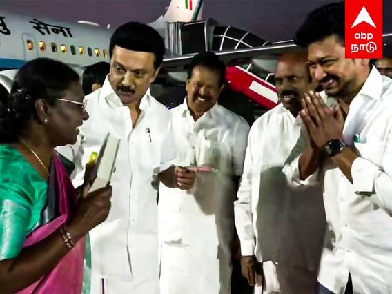 MK Stalin meets Draupadi Murmu : ”மேடம் இதான் என் பையன்” உதய்யை அறிமுகப்படுத்திய முதல்வர்!