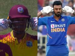 जीत के बाद अकील हुसैन ने कॉपी किया केएल राहुल का स्टाइल, खास अंदाज़ में किया सेलिब्रेट, तस्वीर वायरल