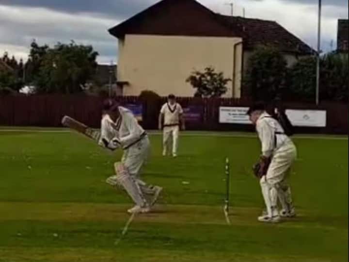 WATCH: 83-Year-Old Former Scottish Cricketer Alex Steele Plays With Oxygen Cylinder On Back WATCH: 83-Year-Old Former Scottish Cricketer Plays With Oxygen Cylinder On Back