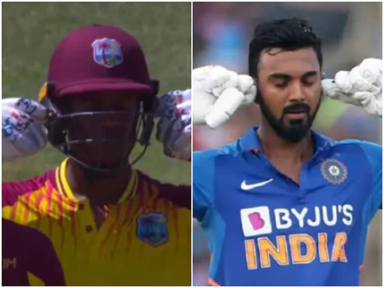 India vs West Indies 2nd T20 highlights Akeal Hosein Copies KL Rahul’s 'Shut The Noise' Celebration After Win Over India In 2nd T20I WATCH: Akeal Hosein Copies KL Rahul’s 'Shut The Noise' Celebration After Win Over India In 2nd T20I