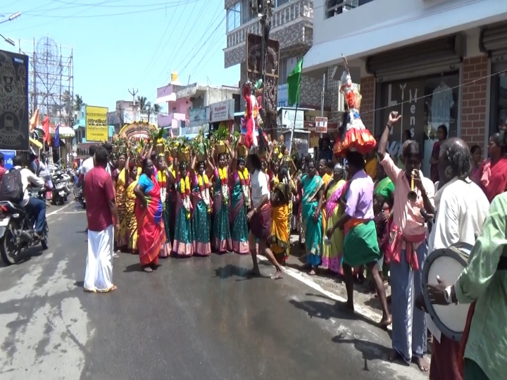 கூல்ட்ரிங்ஸ் பாட்டில்களால், அலங்காரம்..! மாமல்லபுரம் கேனோரி கங்கையம்மன் ஆடிவிழா..!