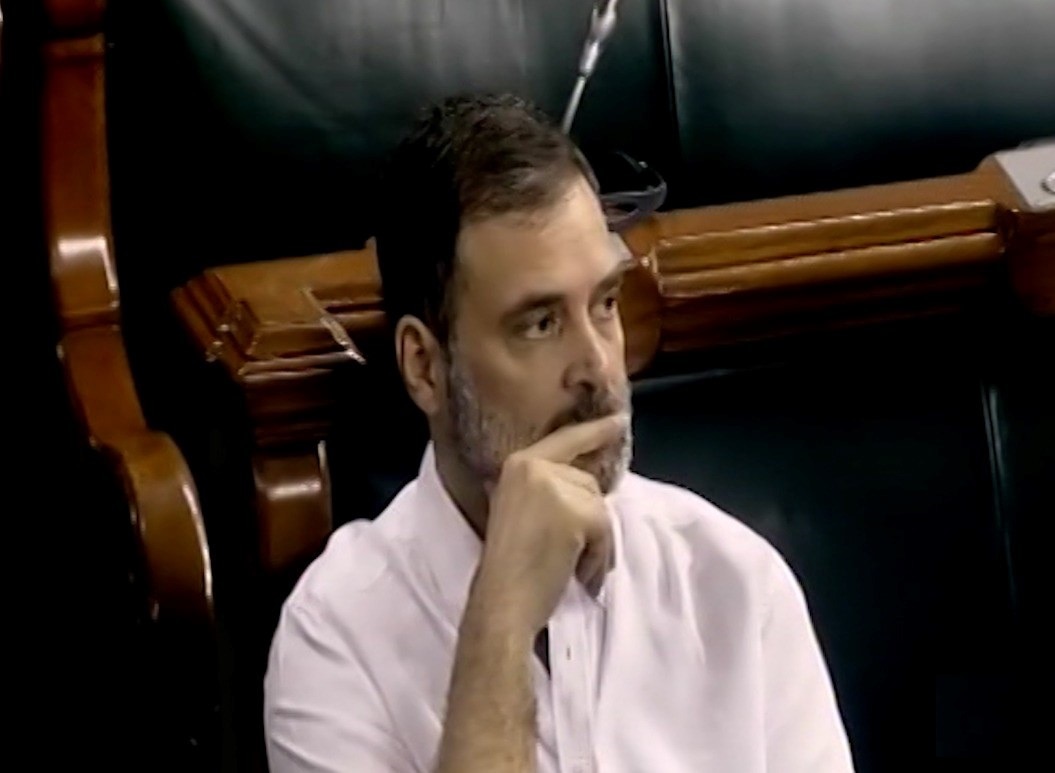 Congress MP Rahul Gandhi Arrives At The Parliament After Lok Sabha ...